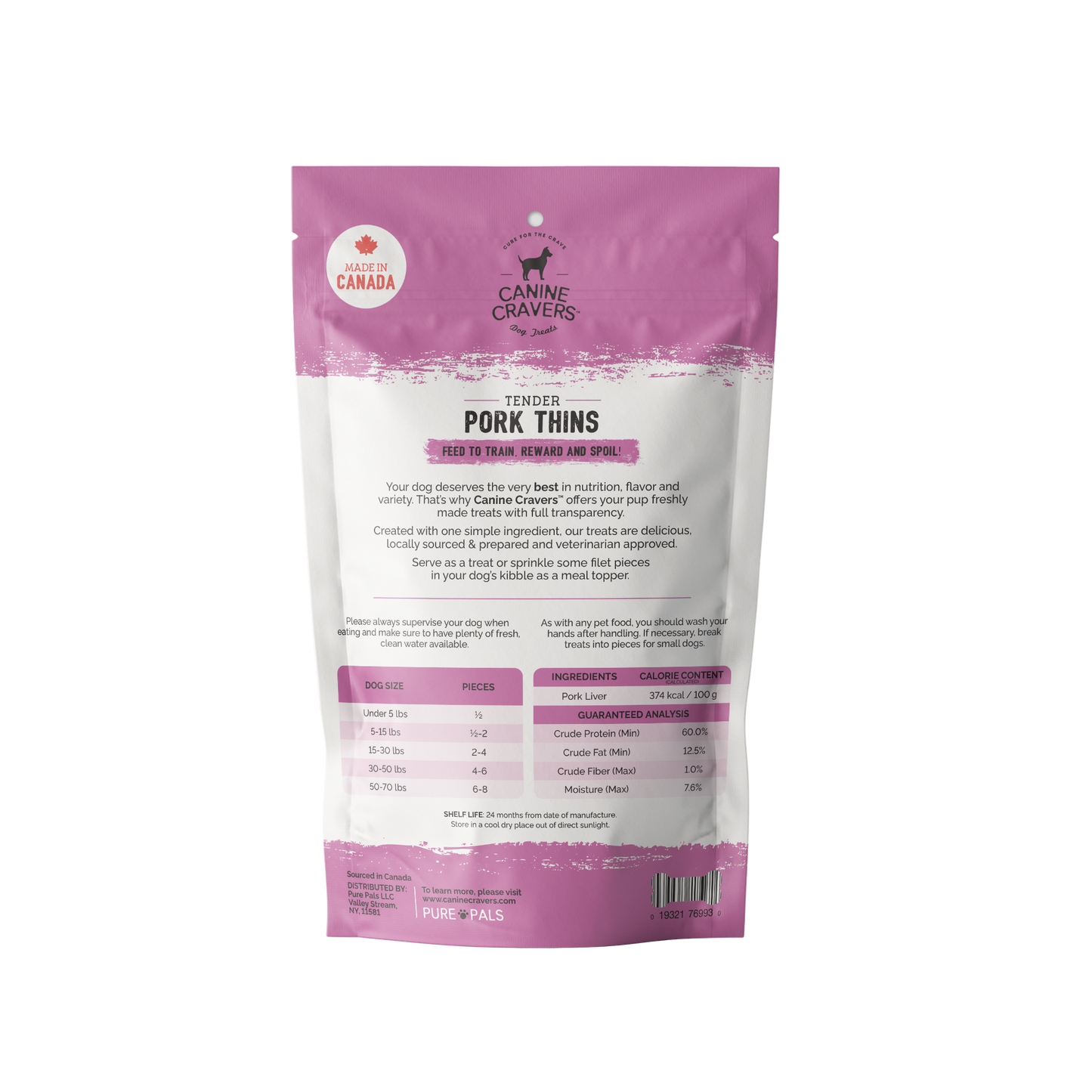 Tender Pork Thins 5.3 oz Bag