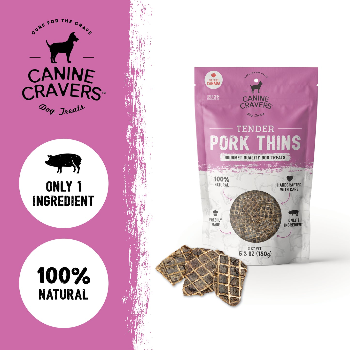 Tender Pork Thins 5.3 oz Bag