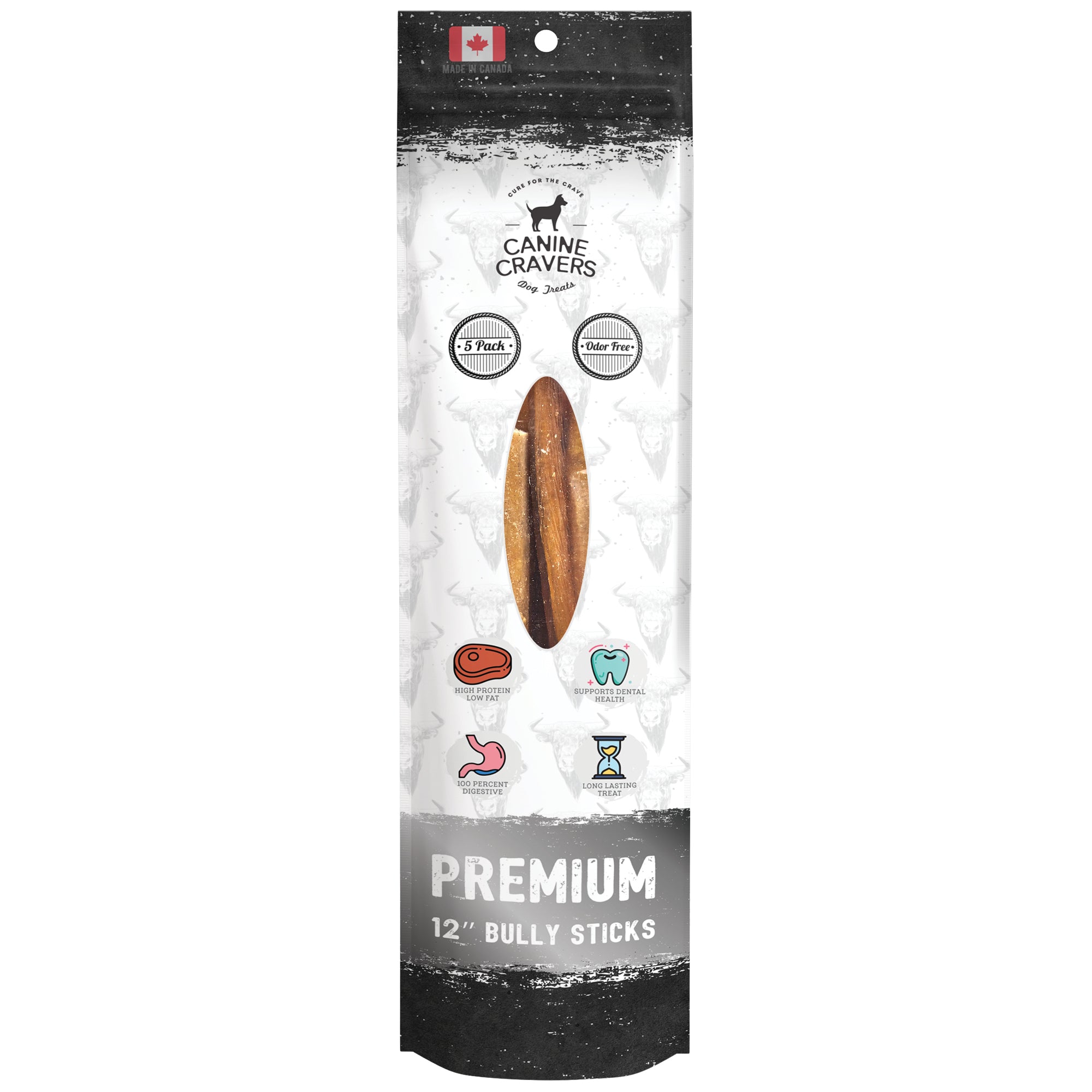 Odor free bully sticks best sale 12 inch