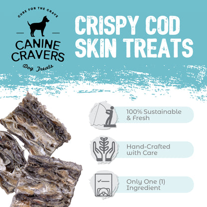 Crispy Cod Skins 4 oz Bag